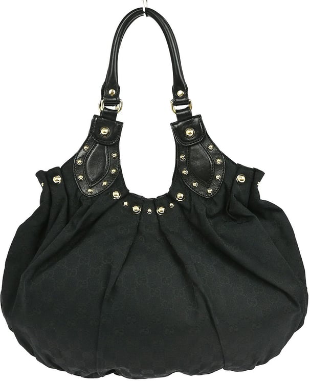 Gucci Gucci Pelham Tote Studded GG Canvas Medium