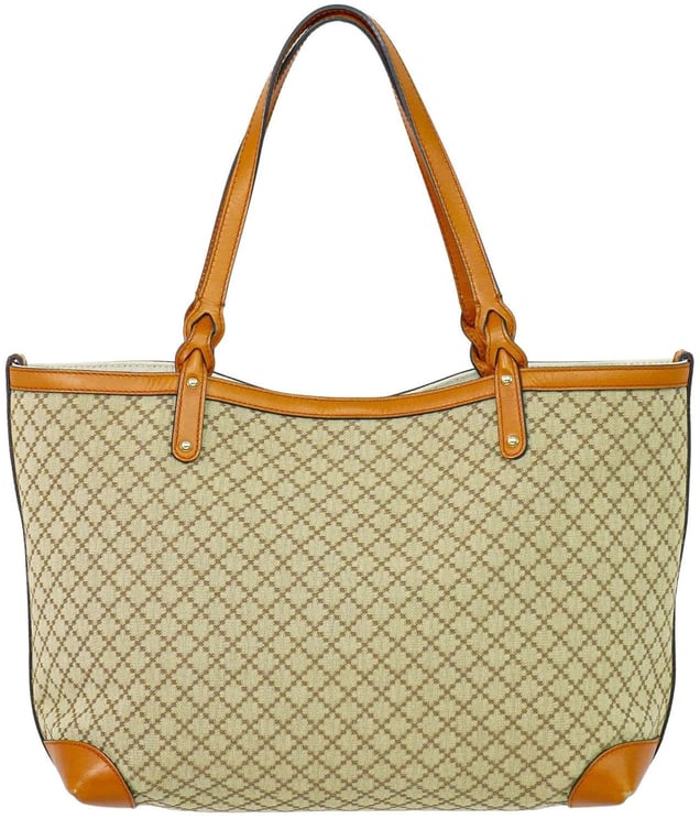 Gucci Gucci Craft Tote Diamante Canvas with Leather Tall