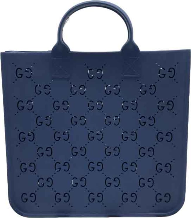 Gucci Gucci Miss GG Tote GG Canvas with Leather Medium