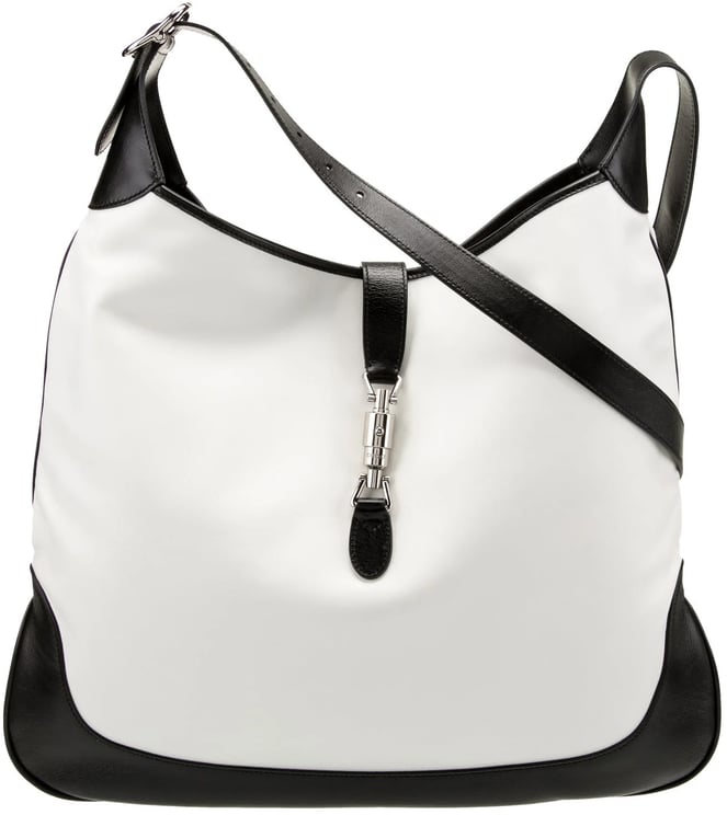 Gucci Gucci Jackie O Hobo GG Canvas with Leather Medium