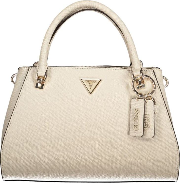 Guess Guess Jeans Beige Polyurethane Women Handbag