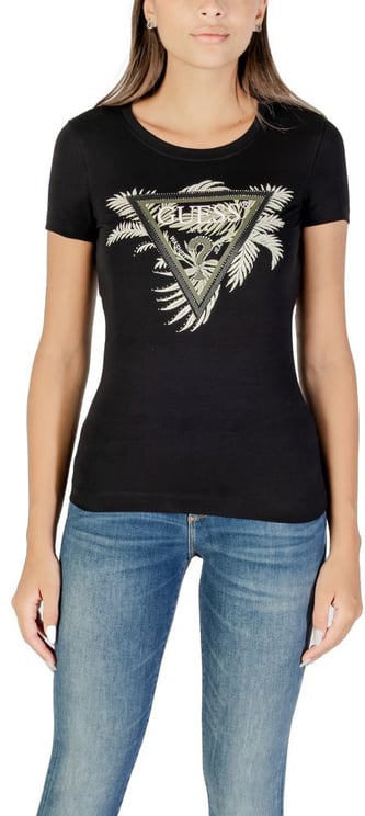 Guess Guess Black Cotton T-Shirt