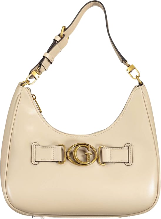 Guess Guess Jeans Beige Polyurethane Women's Shoulder Bag