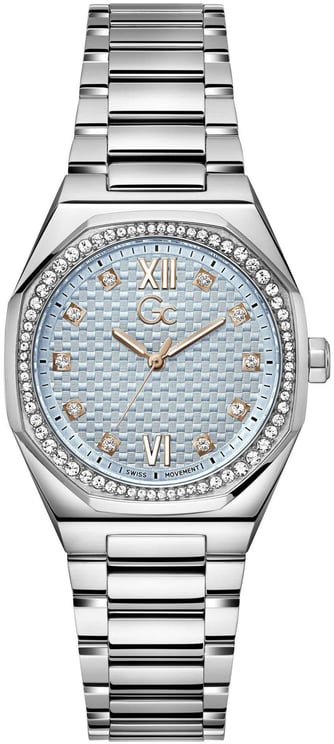 Guess Gc Z25003L7MF Coussin Sleek Lady Dameshorloge 34mm