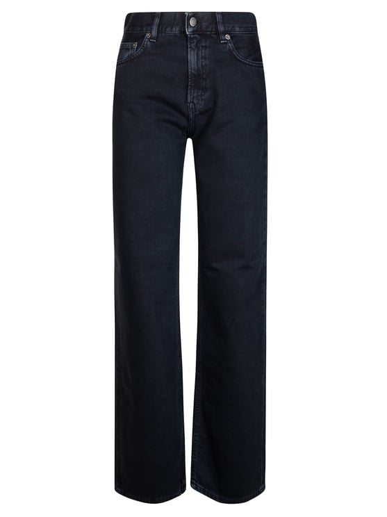 Haikure Black Cotton Dark Wash Jeans