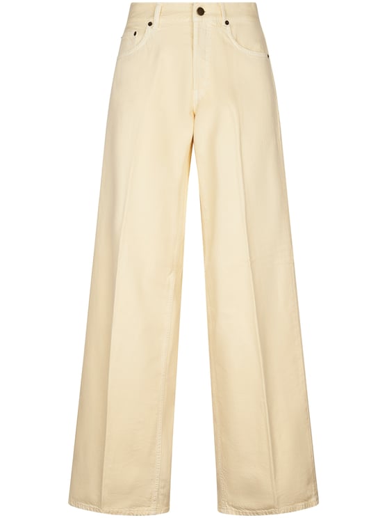 Haikure Wide-Leg Trousers with High Waist