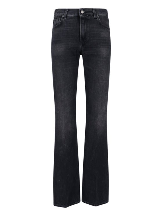 Haikure High-Waisted Bootcut Jeans With Five-Pocket Design
