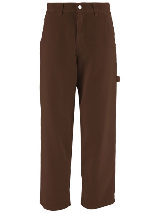 Haikure Ribbed Cotton Velvet Pants With Multi-Pocket Design