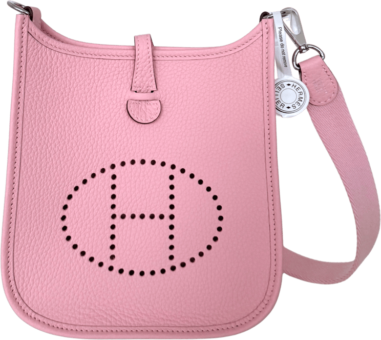 Hermès Hermès Eveleyne 16 Taurillon Clemence Rose Sakura 2025 Fullset / neuwertig