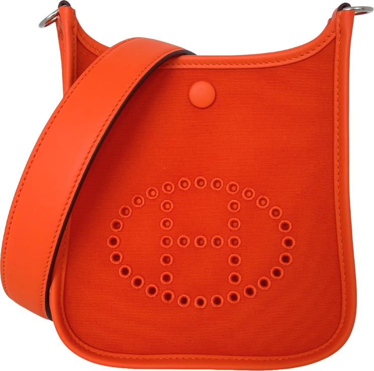 Hermès Hermès Evelyne Néo Evelyne 16 Canvas / Swift Feu / Jaune d'Or / neuwertig