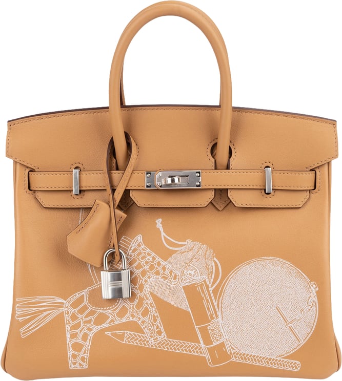 Hermès Hermès Biscuit Swift Leather Limited In And Out Birkin 25 Handbag