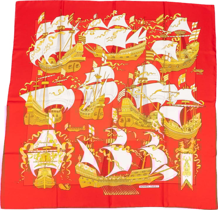 Hermès Hermès La Flotte Royale Carré 90 Tuch Scarf