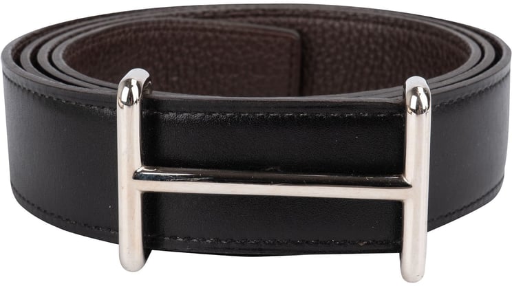 Hermès Hermés Reversible Leather Idem H d'Ancre Belt (110)