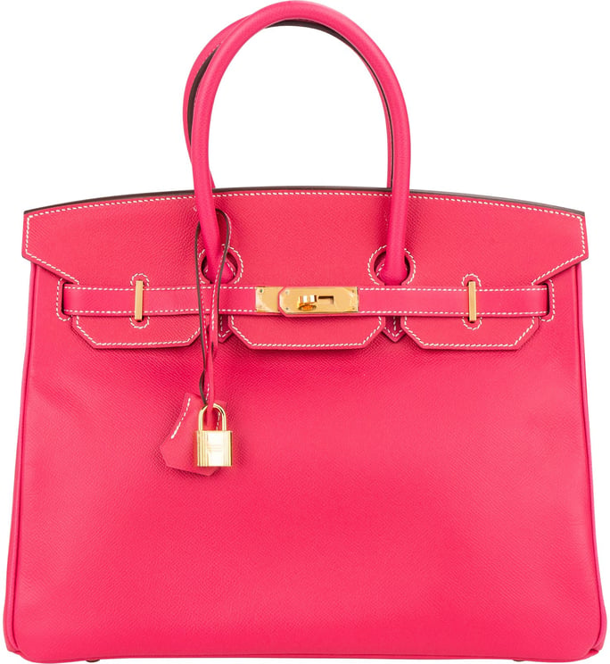 Hermès Hermès Rose Tyrien Epsom Leather Birkin 35 Handbag