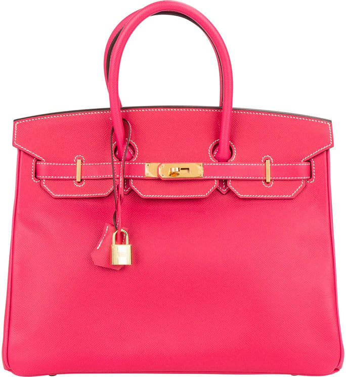 Hermès Hermès Rose Tyrien Epsom Leather Birkin 35 Handbag