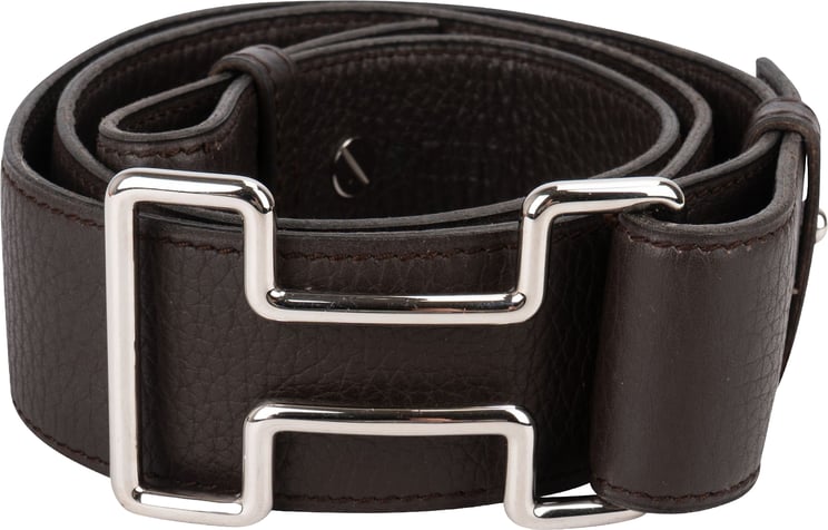 Hermès Hermès Brown Leather Constance H Belt (90)