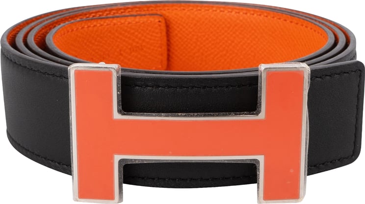 Hermès Hermès Reversible Leather H Belt (100)