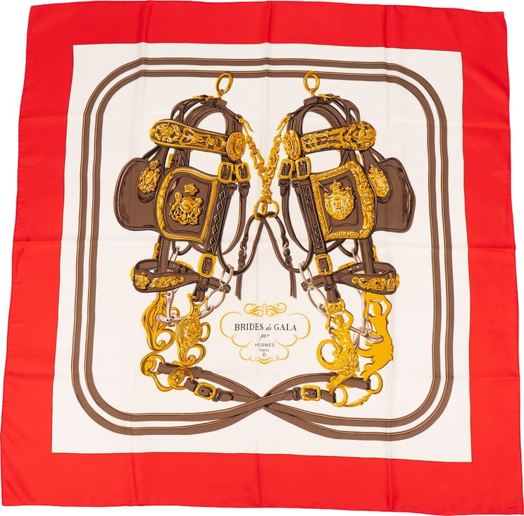 Hermès Hermès Brides de Gala Silk Carre 90 Scarf Tuch