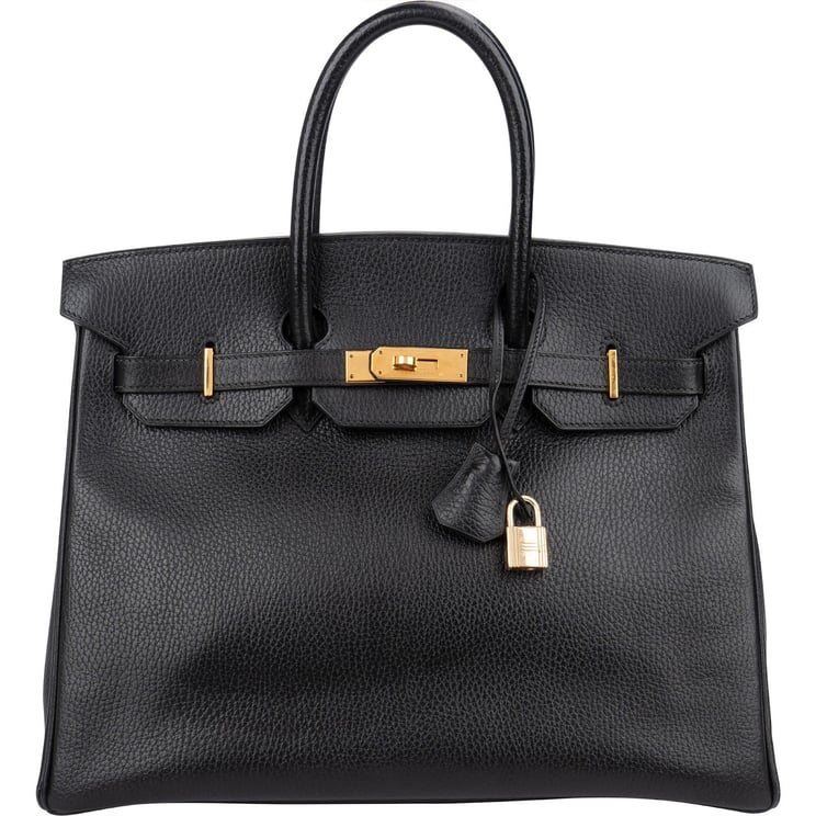 Hermès Hermès Ardennes Leather Birkin 35 Handbag