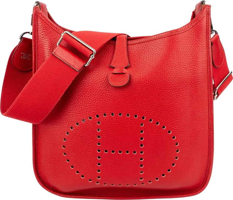 Hermès Hermès Taurillon Clemence Leather Evelyne III GM Crossbody Bag