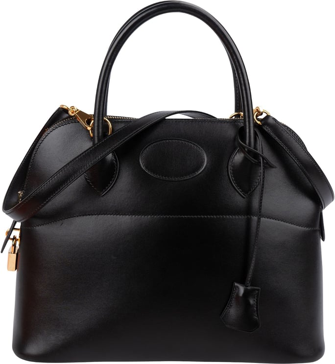 Hermès Hermès Noir Swift Leather Bolide 31 Handbag