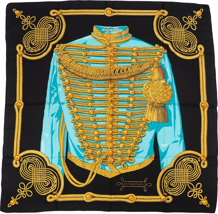 Hermès Hermès Brandenbourgs Silk Carre 90 Scarf Tuch
