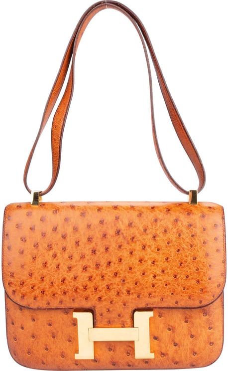 Hermès Hermes Ostrich Constance 23 Shoulder Bag