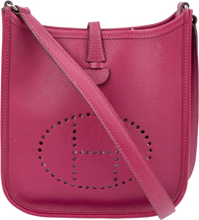 Hermès Hermès Pink Epsom Leather Evelyne 16 Crossbody Bag
