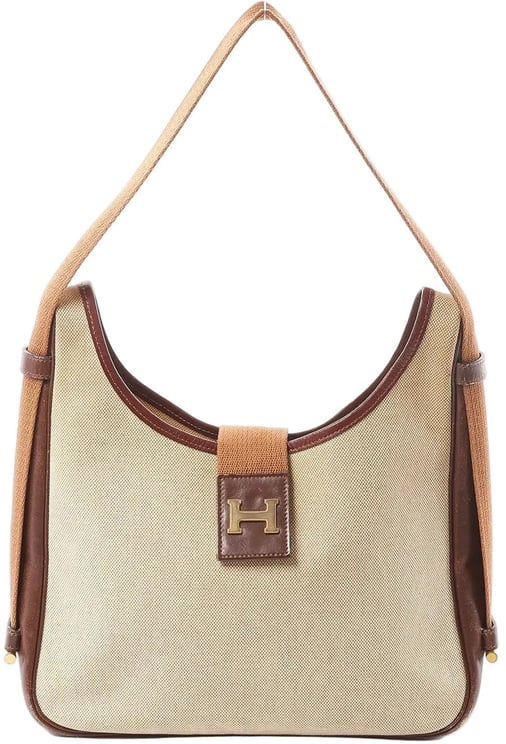 Hermès Hermes Sako Toile H Shoulder Bag in Brown ○O:1985