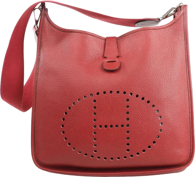 Hermès Hermes Evelyn 2 33 GM Taurillon Clemence in Rouge □H: 2004