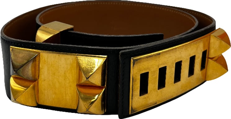 Hermès Hermes Collier de Chien Belt Leather Wide