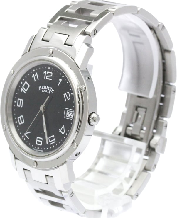 Hermès Hermes Clipper Quartz Stainless Steel 36