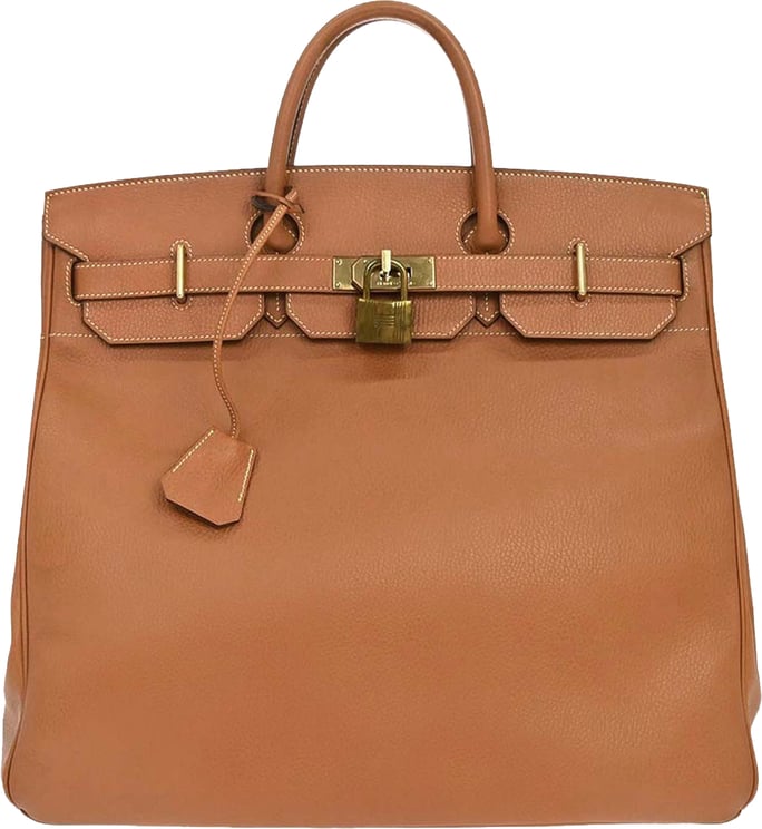 Hermès Hermes HAC Birkin Black Fjord with Palladium Hardware 32