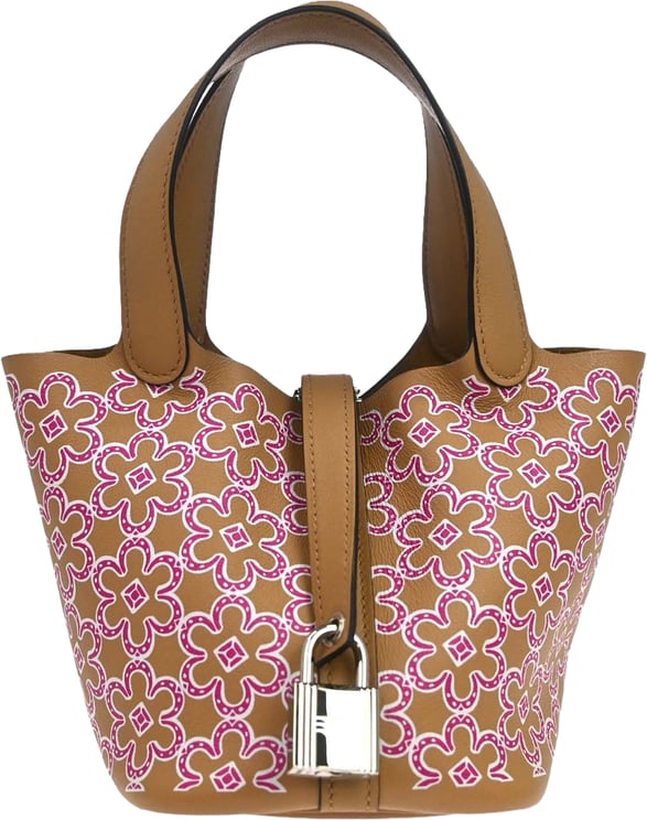 Hermès Hermes Picotin Lock Lucky Daisy Printed Swift Micro