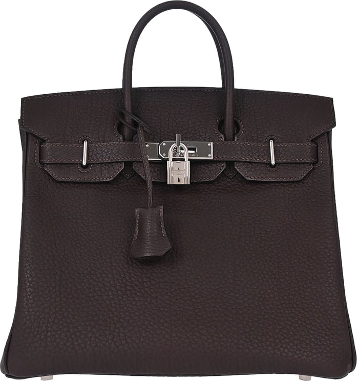 Hermès Hermes HAC Birkin Black Fjord with Palladium Hardware 28