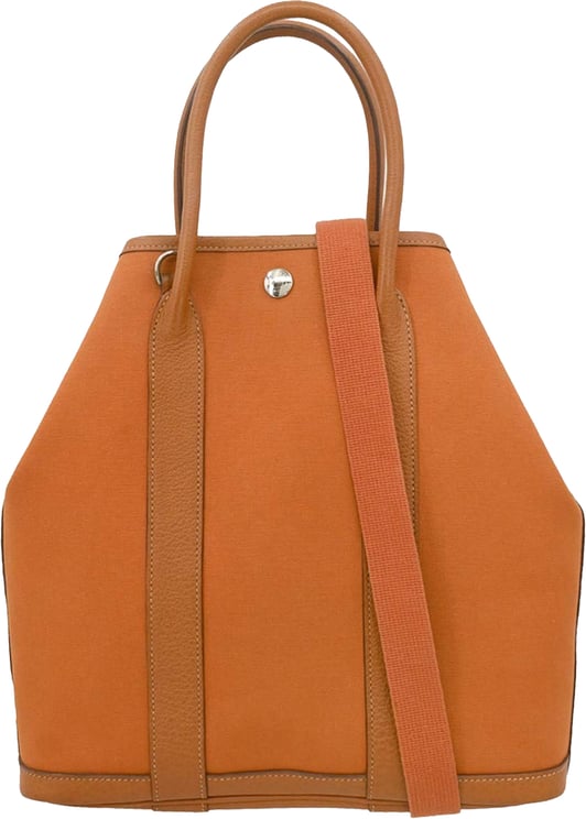 Hermès Hermes Garden File Tote Toile and Leather 28
