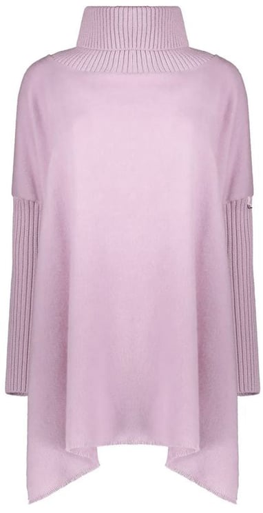 Herno Herno Purple Virgin Wool Poncho