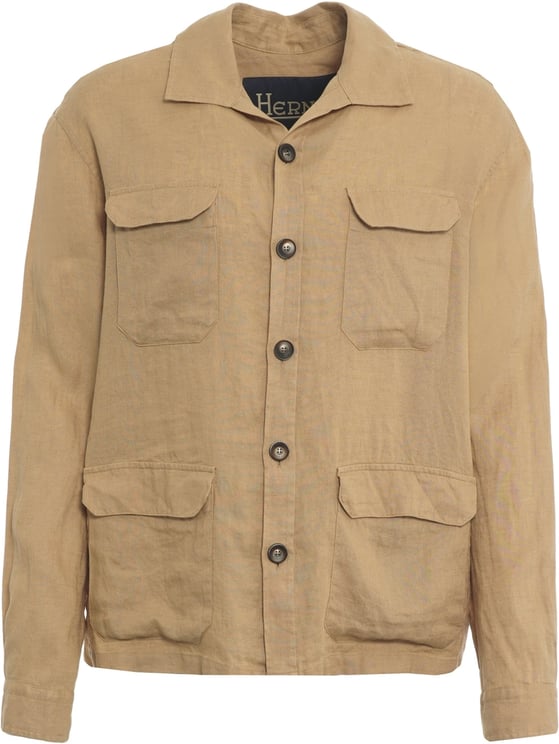 Herno Linen field jacket
