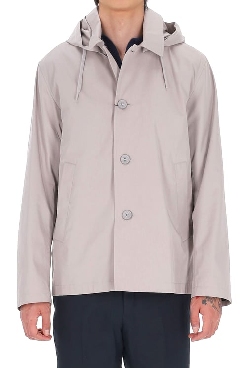 Herno Mastice Cotton Technical Raincoat