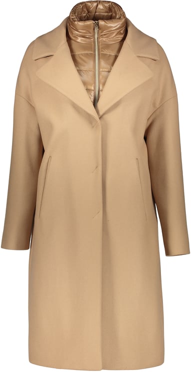 Herno Elegant beige coat for any occasion