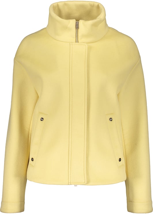 Herno Lightweight yellow jacket with zipper and collar