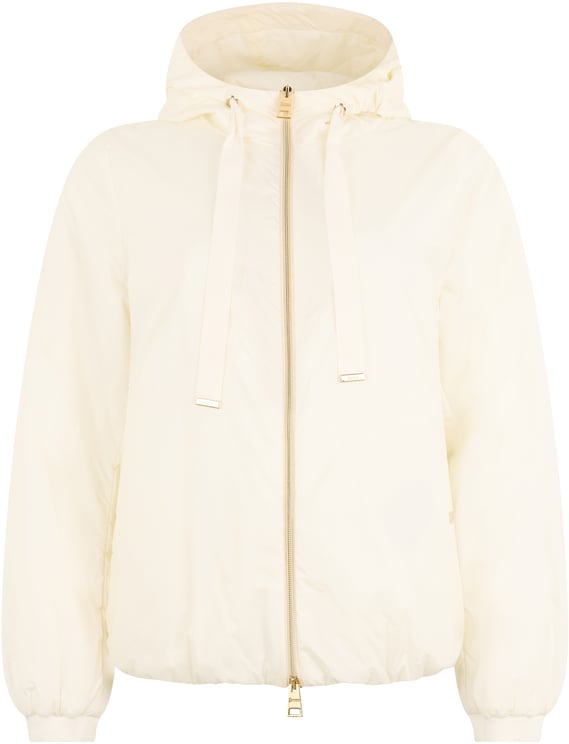 Herno White puffer jacket with a versatile and casual design