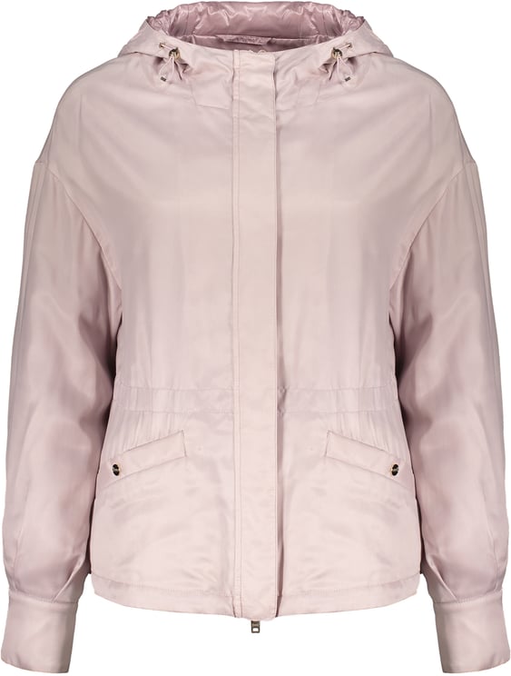 Herno Lightweight pink jacket with hood