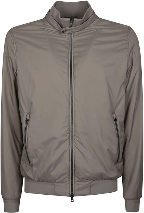 Herno Ecoage Bomber Jacket Brown