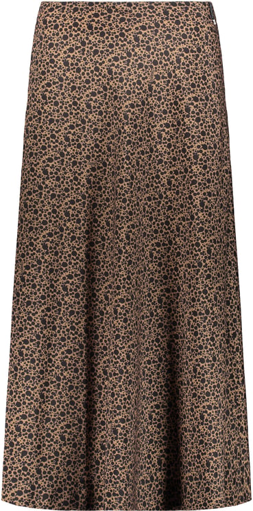 Herno Gonna midi brown elegant and fluid