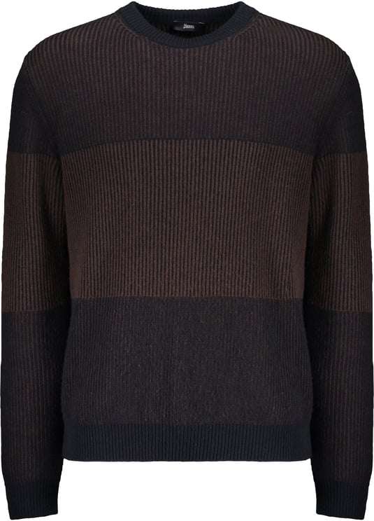 Herno Elegant and Minimalist Black Sweater for Every Occasion