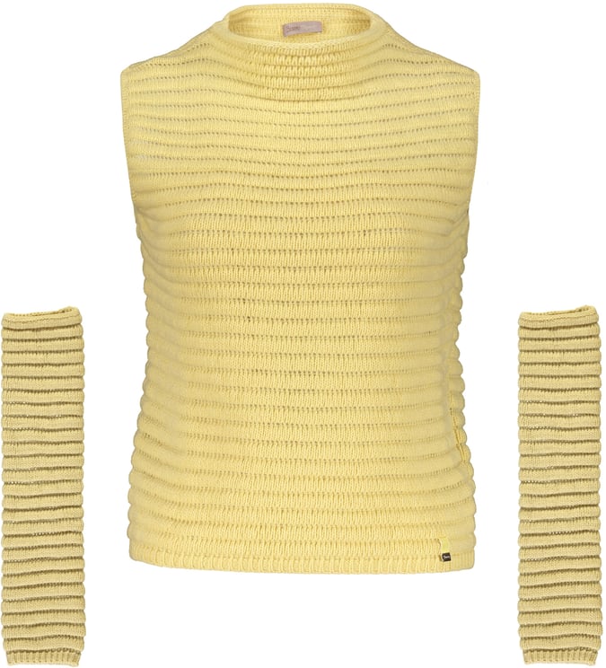 Herno Knitted vest with sleeves