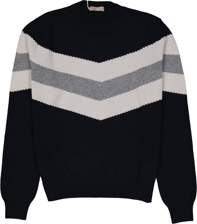 Herno Herno zigzag-stripe sweater
