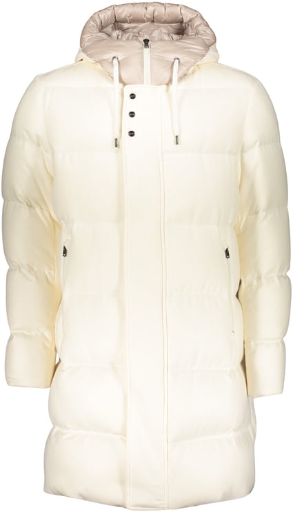 Herno Long down jacket with hood