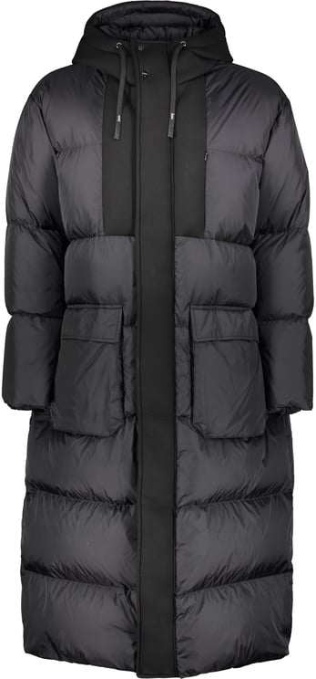 Herno Long hooded down jacket